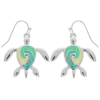 SEA TURTLE DANGLE EARRINGS